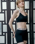 Gia Siyah Spor Bisiklet Şort - Fifth Sense