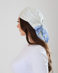 Fi Blue Saten Fular