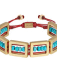 Rectangle Turquoise Bileklik