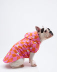 Orange Pink Checkered Yağmurluk