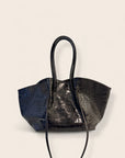 Dyna Brown Croco Bag