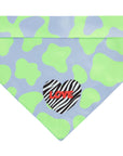 Cow print LOVE - Köpek Bandana - Little Monsters