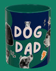 Dog Dad Temalı Porselen Tasarım Kupa