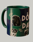 Dog Dad Temalı Porselen Tasarım Kupa