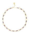 BEADED SQUARE NECKLACE