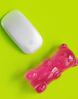 Mustard Gummy Bear Mouse Bilek Desteği - Pembe