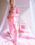 Amour Heart Pijama Pink