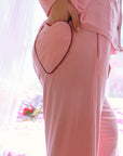 Amour Heart Pijama Pink