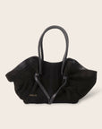 Dyna Black Suede Bag