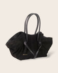Dyna Black Suede Bag