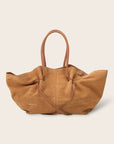Dyna Camel Suede Bag
