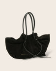 Dyna Black Suede Bag