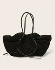 Dyna Black Suede Bag
