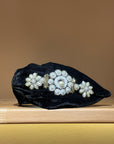 Siyah İnci İşlemeli Taç