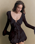 Rosalin Siyah Elbise