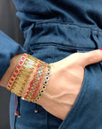 Taşlı Mini Circle Bileklik