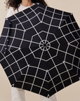 Original Duckhead Duck Kompakt Şemsiye Black Grid