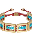 Rectangle Turquoise Bileklik