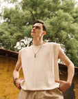 Jac Ecru Sleeveless