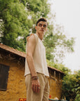 Jac Ecru Sleeveless