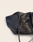 Dyna Brown Croco Bag