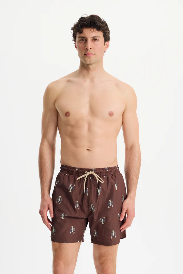 Lobster Effect Swim Shorts
