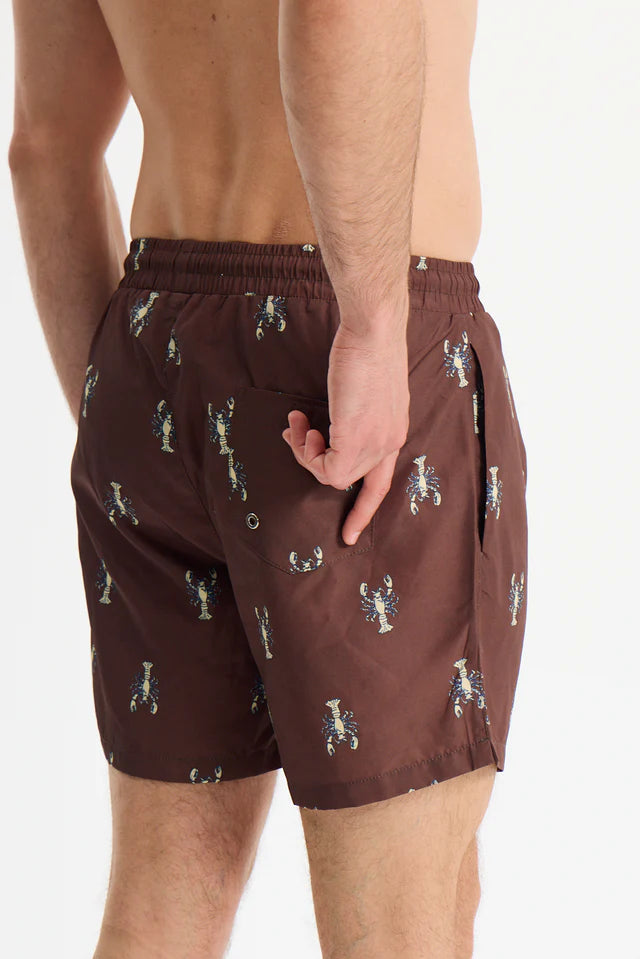 Lobster Effect Swim Shorts