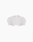Mimi Crop Bluz / Beyaz