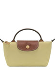 Longchamp Le Pliage Original Pouch with handle Pistachio