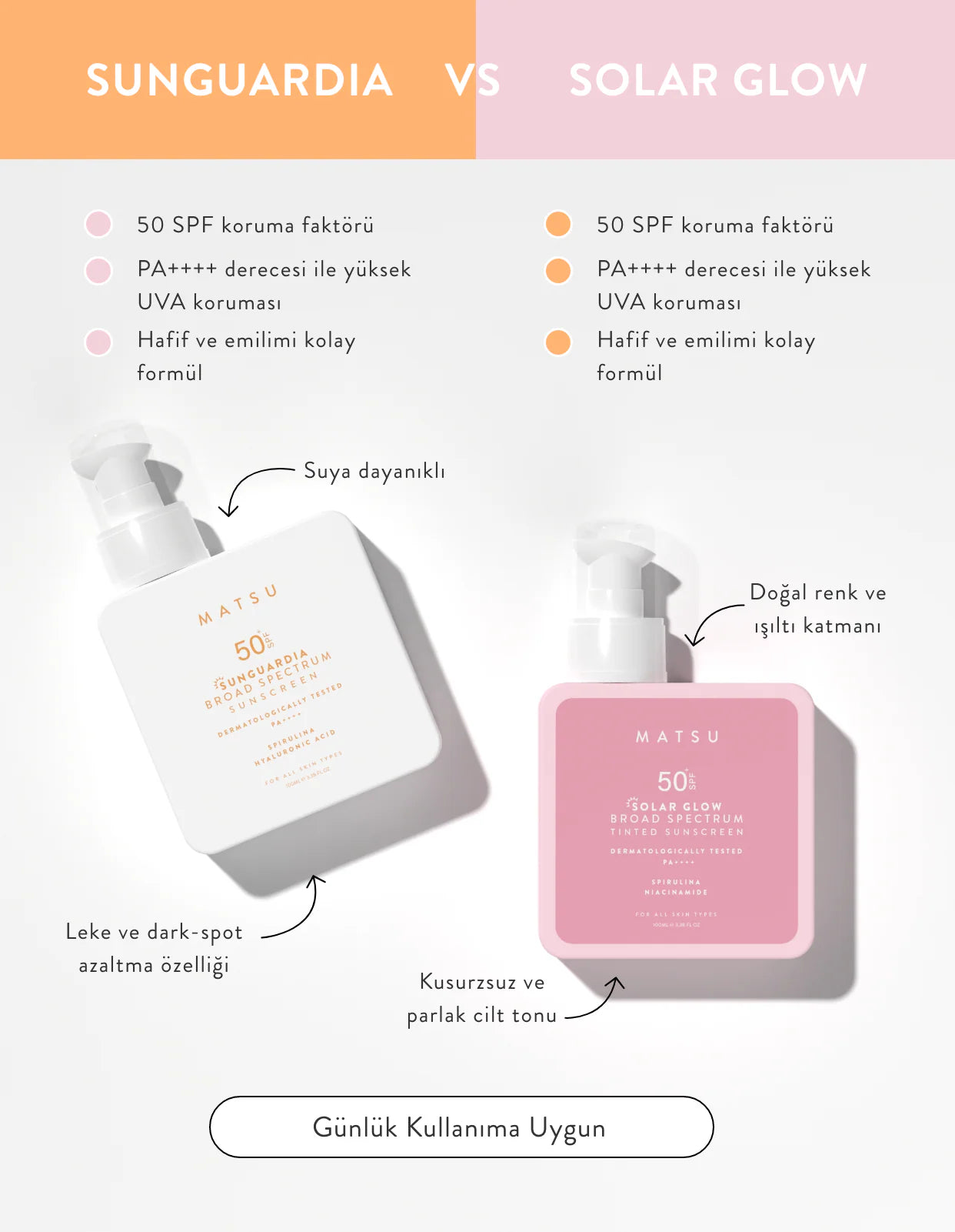 Solar Glow SPF50+ Renkli Güneş Kremi