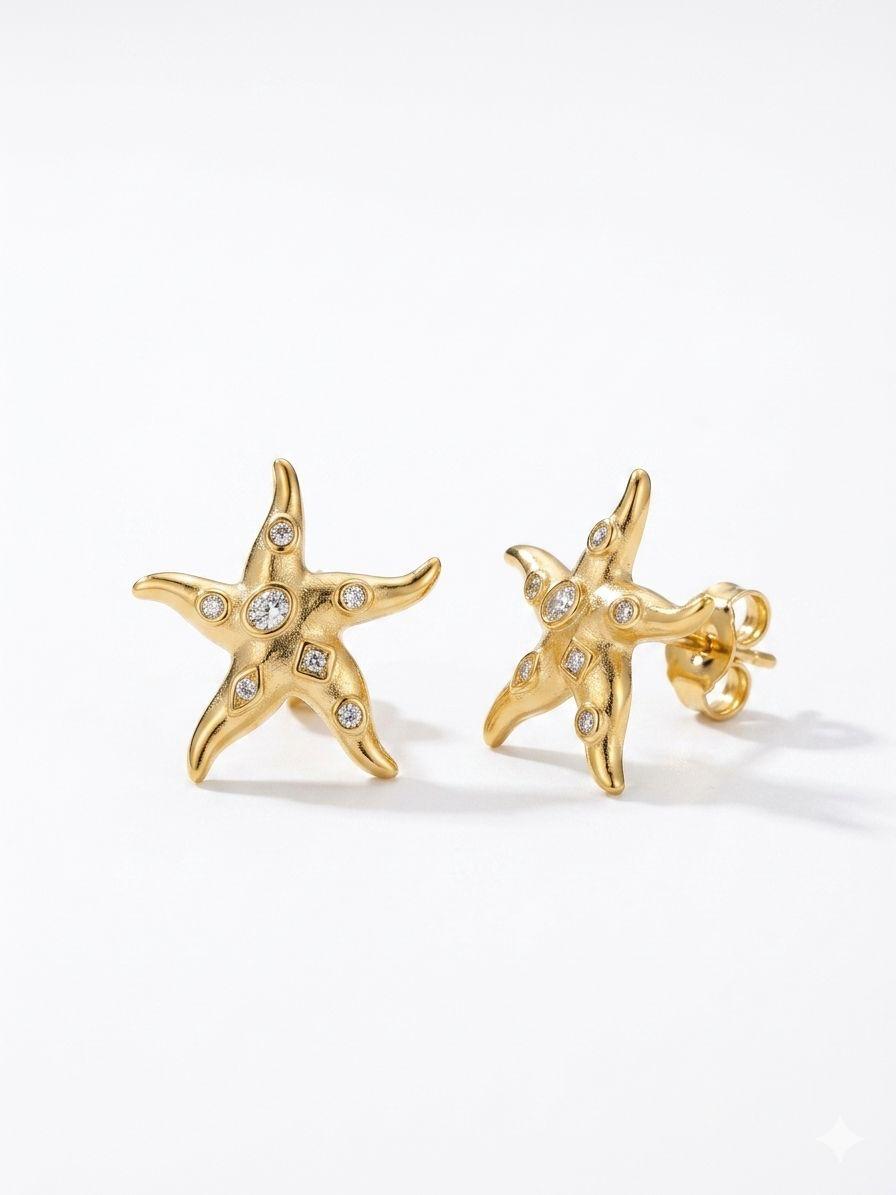 Starfish Küpe
