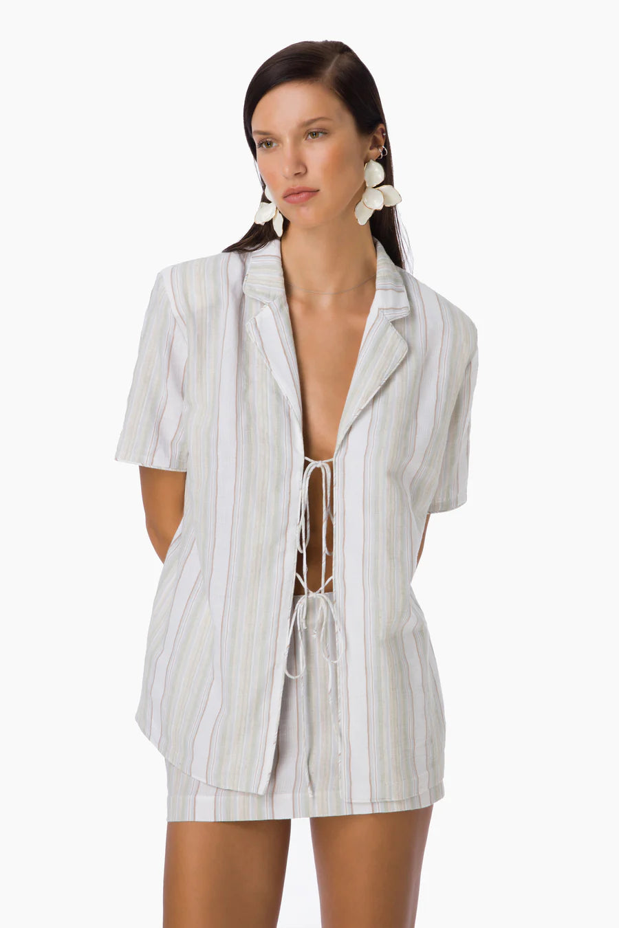 Vanilla Set / Bej Çizgili