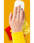 Mustard Fries Mouse Silikon Bilek Desteği