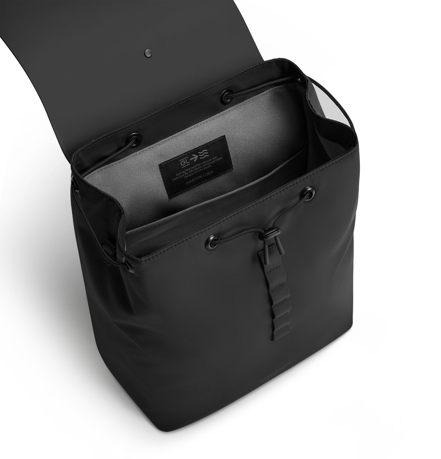 Gaston Luga Dash Bucket Laptop Bölmeli Sırt Çantası 11″/13″ – Siyah