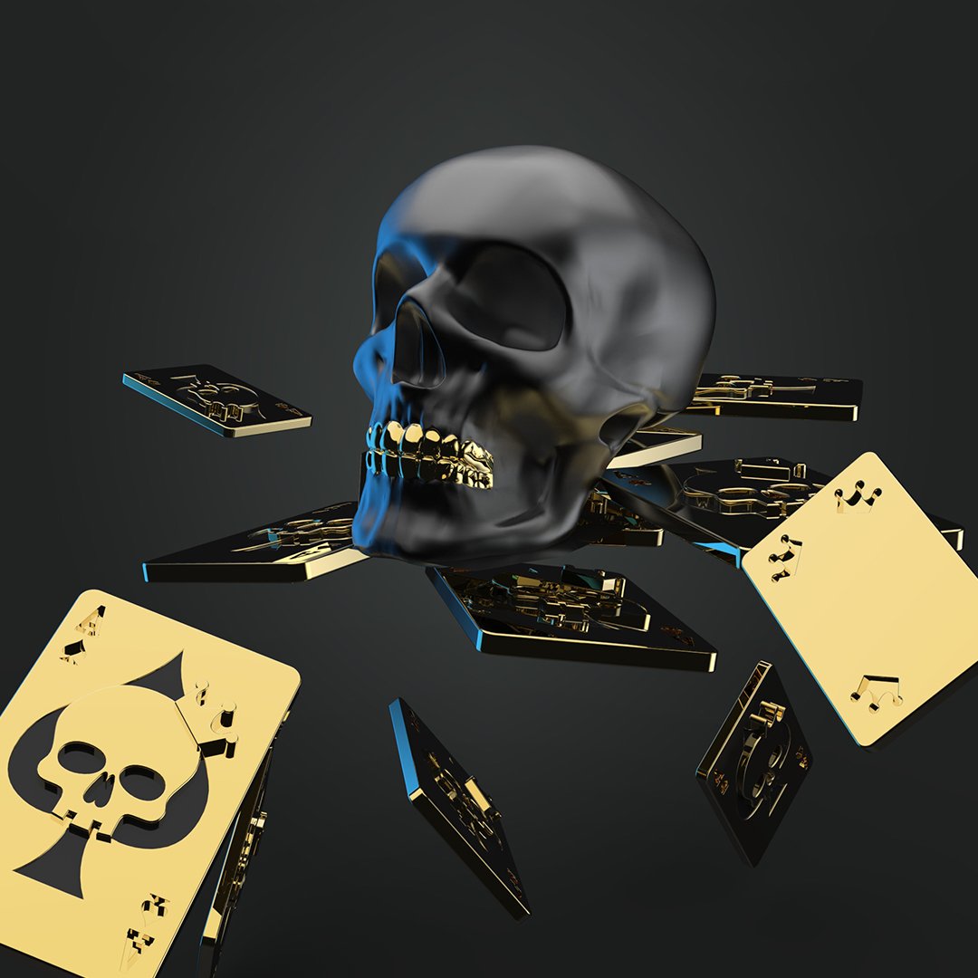 Metalmorphose Skull Anahtarlık