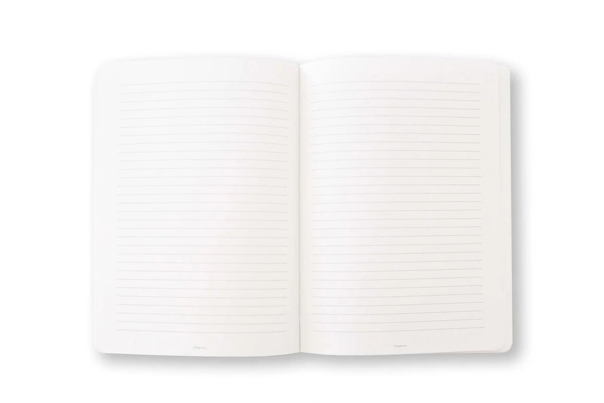 Canvas Notebook, Pink &amp; Orange Stripes
