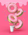 Metalmorphose Donut Anahtarlık