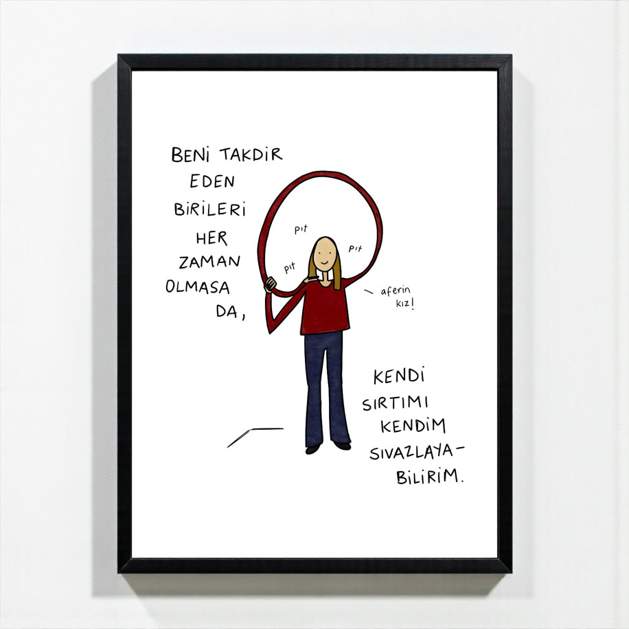 Kendi Sırtını Sıvazla Masaj - Poster