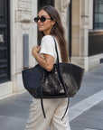 Dyna Brown Croco Bag