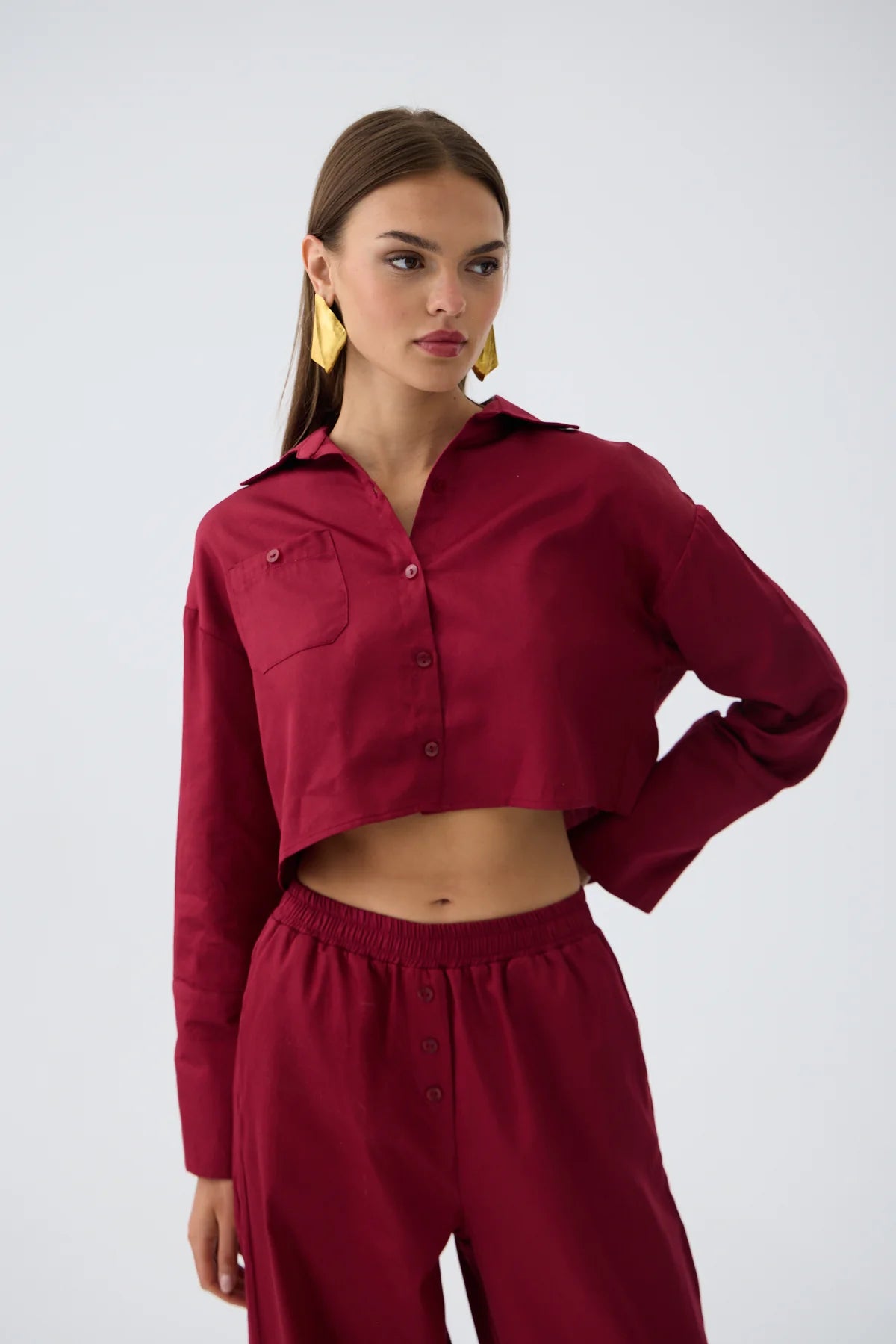 EASE PANTS BORDEAUX