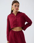 EASE PANTS BORDEAUX