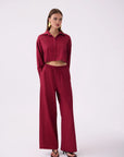 EASE PANTS BORDEAUX
