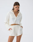 EASE SHORT ECRU