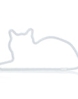 Mustard Sitting Cat Led Işık