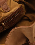 Dyna Camel Suede Bag