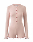 Amour Heart Jumpsuit Pink