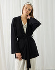 Chloe Kimono Dress Black