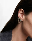 Square Diamond Ear Climber Küpe