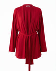 Chloe Kimono Dress Red