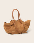 Dyna Camel Suede Bag